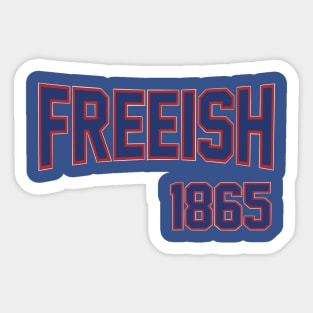 Freeish 1865 RWB Sticker